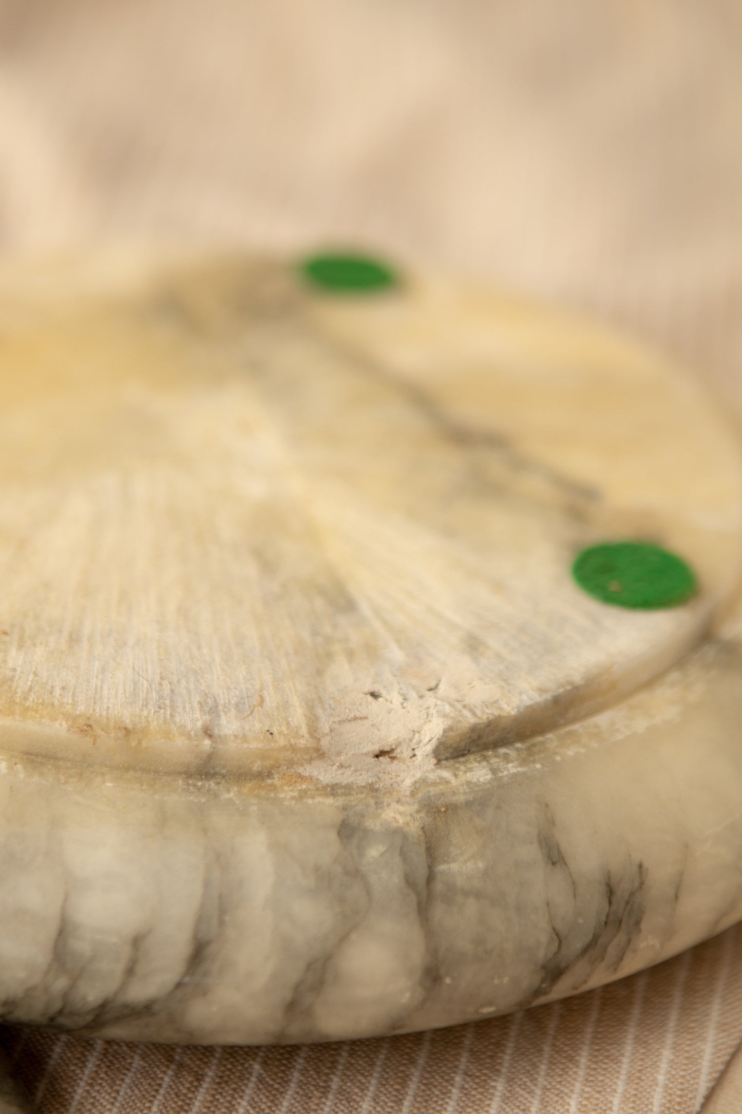 Alabaster Lidded Dish with Light Lid
