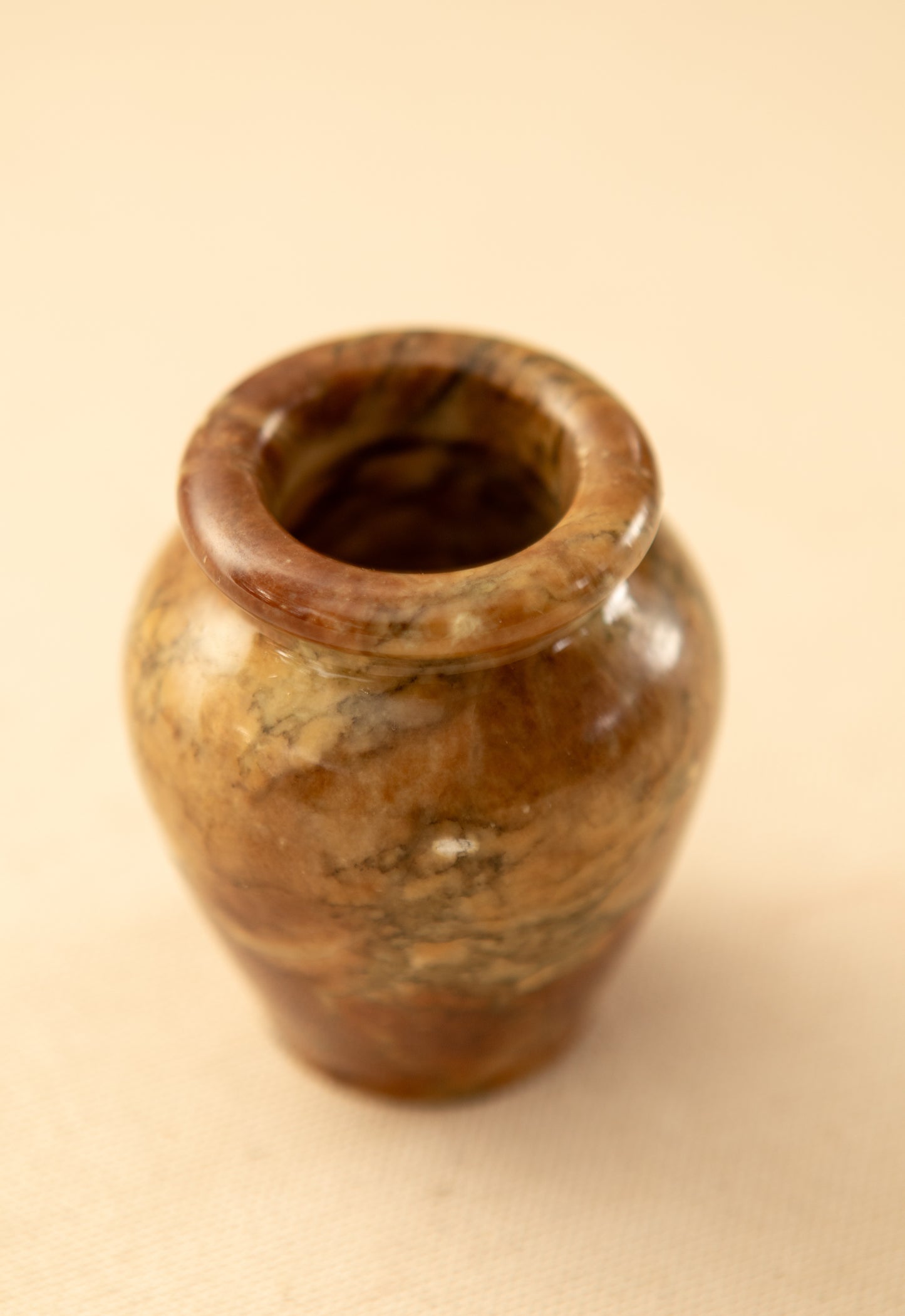 Alabaster Matchstick Holder