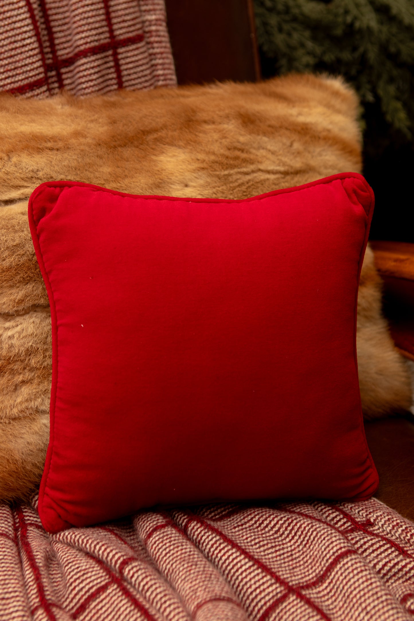 Small Needlepoint Nutcracker Pillow