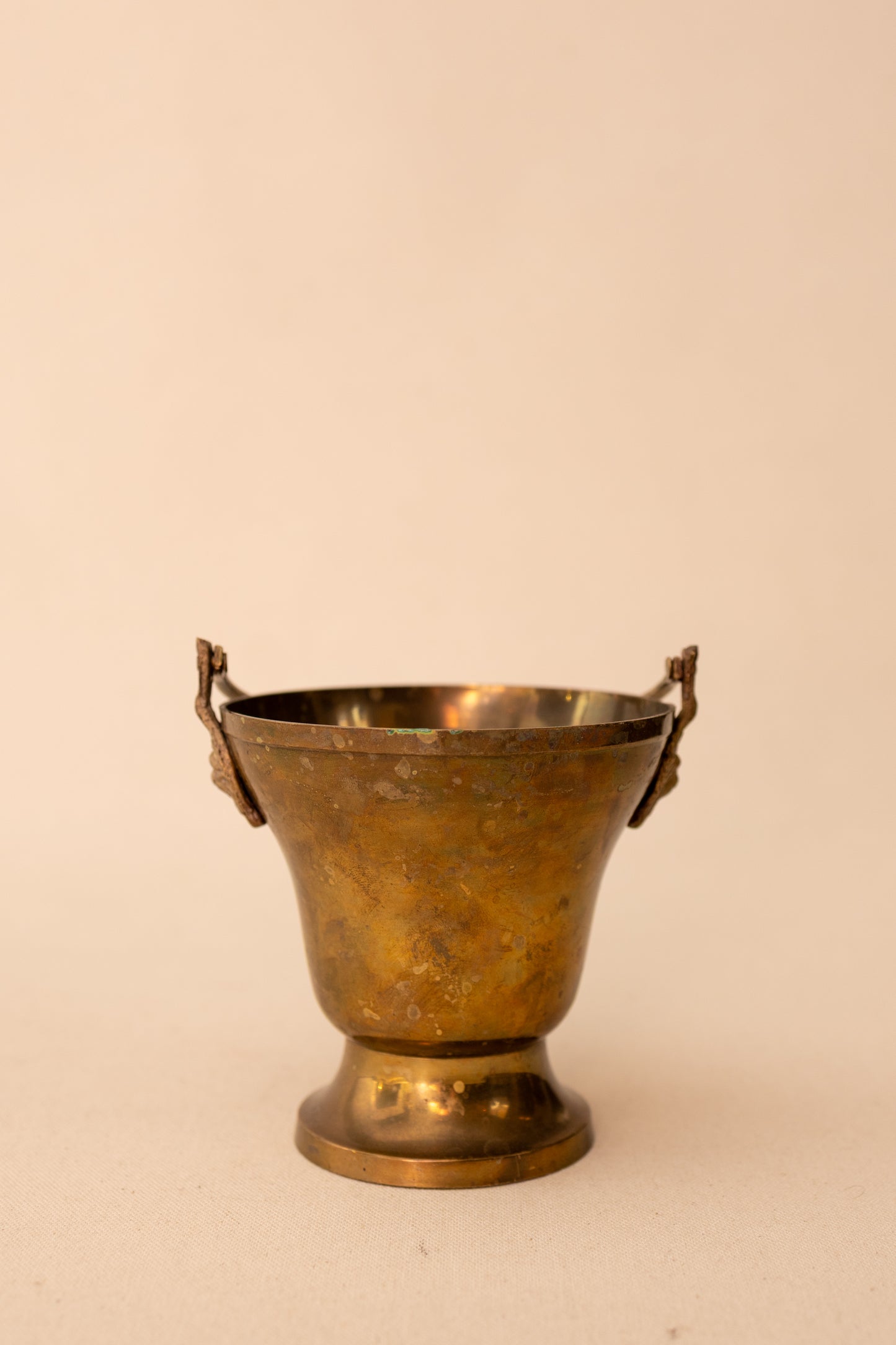 Brass Lion Head Pot
