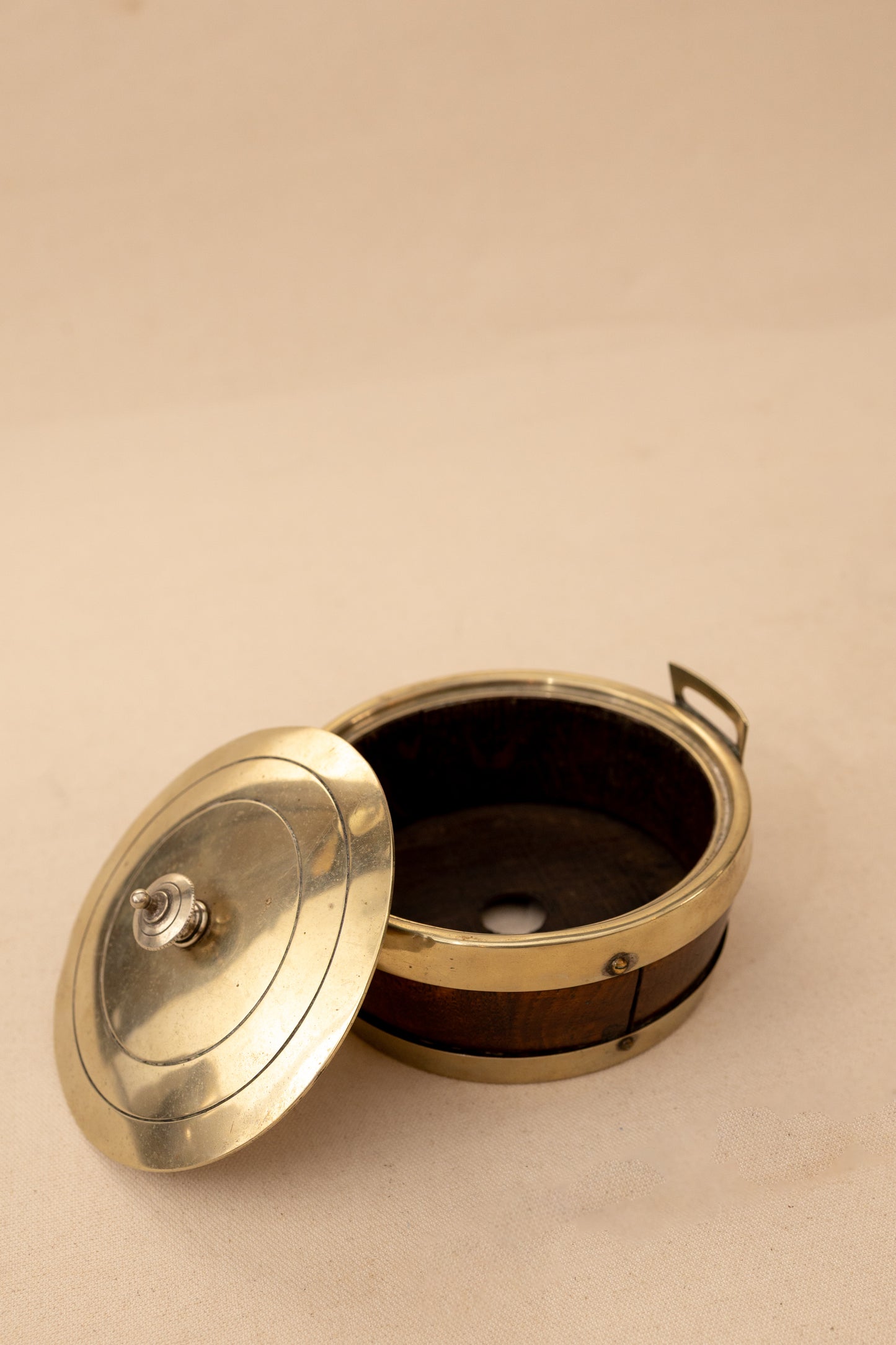 English Oak Butter Dish