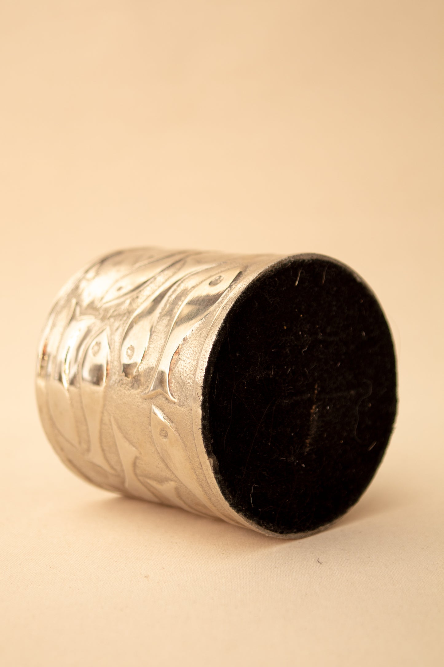 Fish Silver Plated Jar