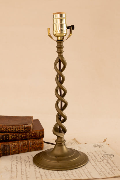 Brass Barley Twist Lamp