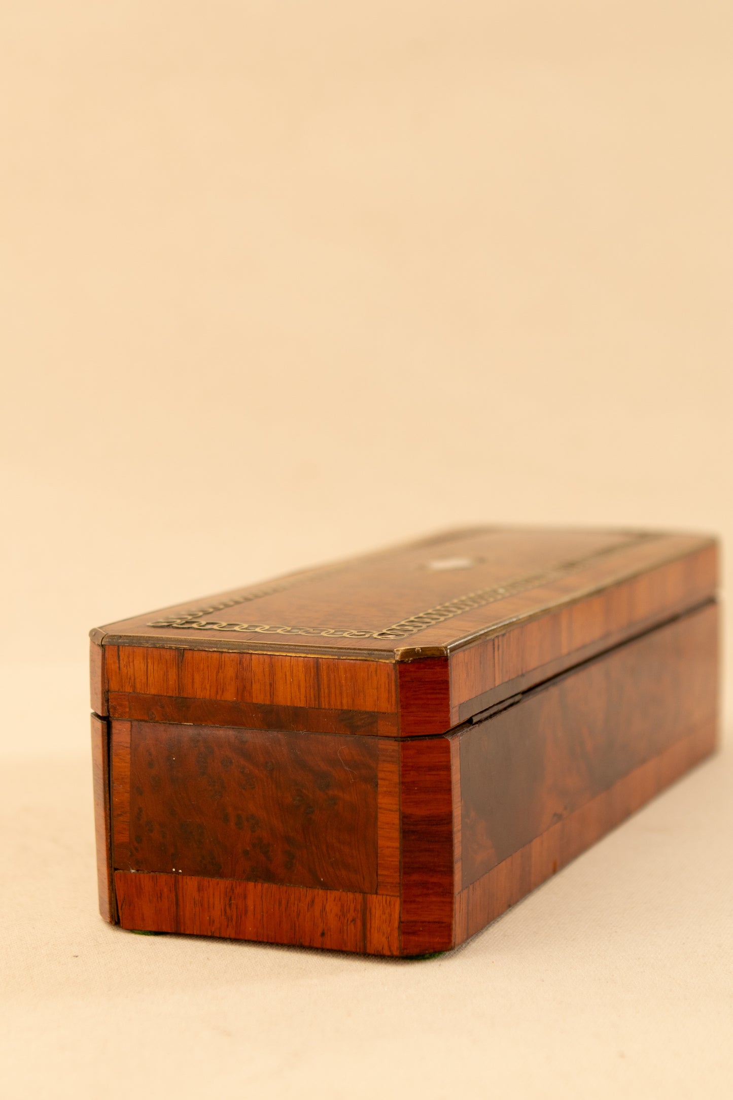 French Glove Box with Mother of Pearl Inlay