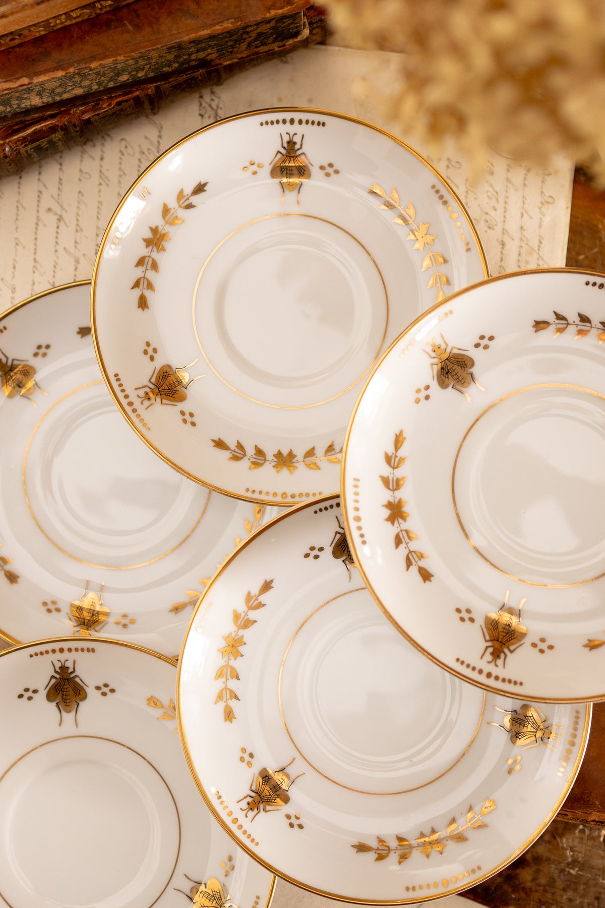 Hand Painted Bee Plate