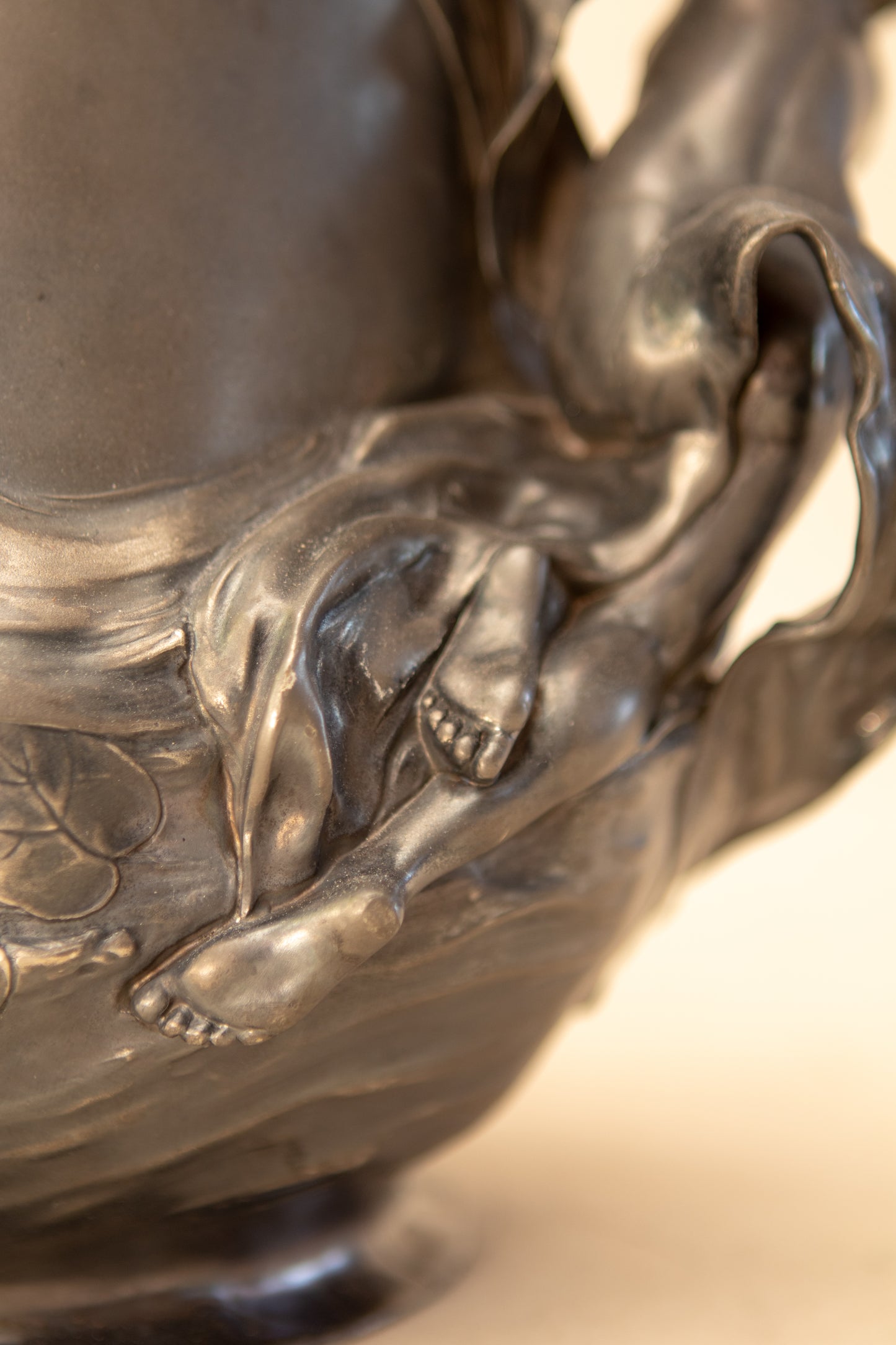 Art Nouveau Silver Plated Trophy