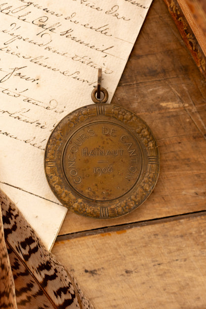 1908 Belgian Cattle Medal