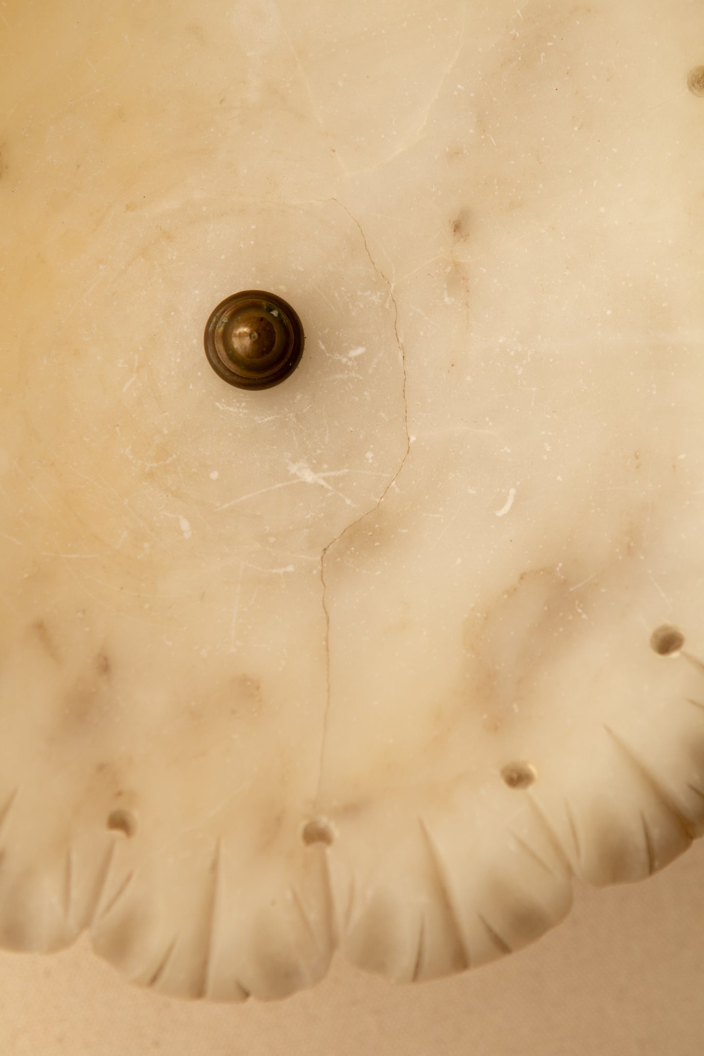 Scalloped Alabaster Compote