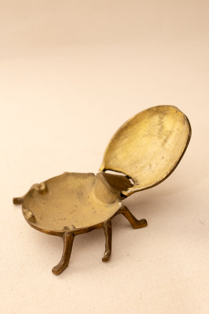 Brass Ladybug Match Holder