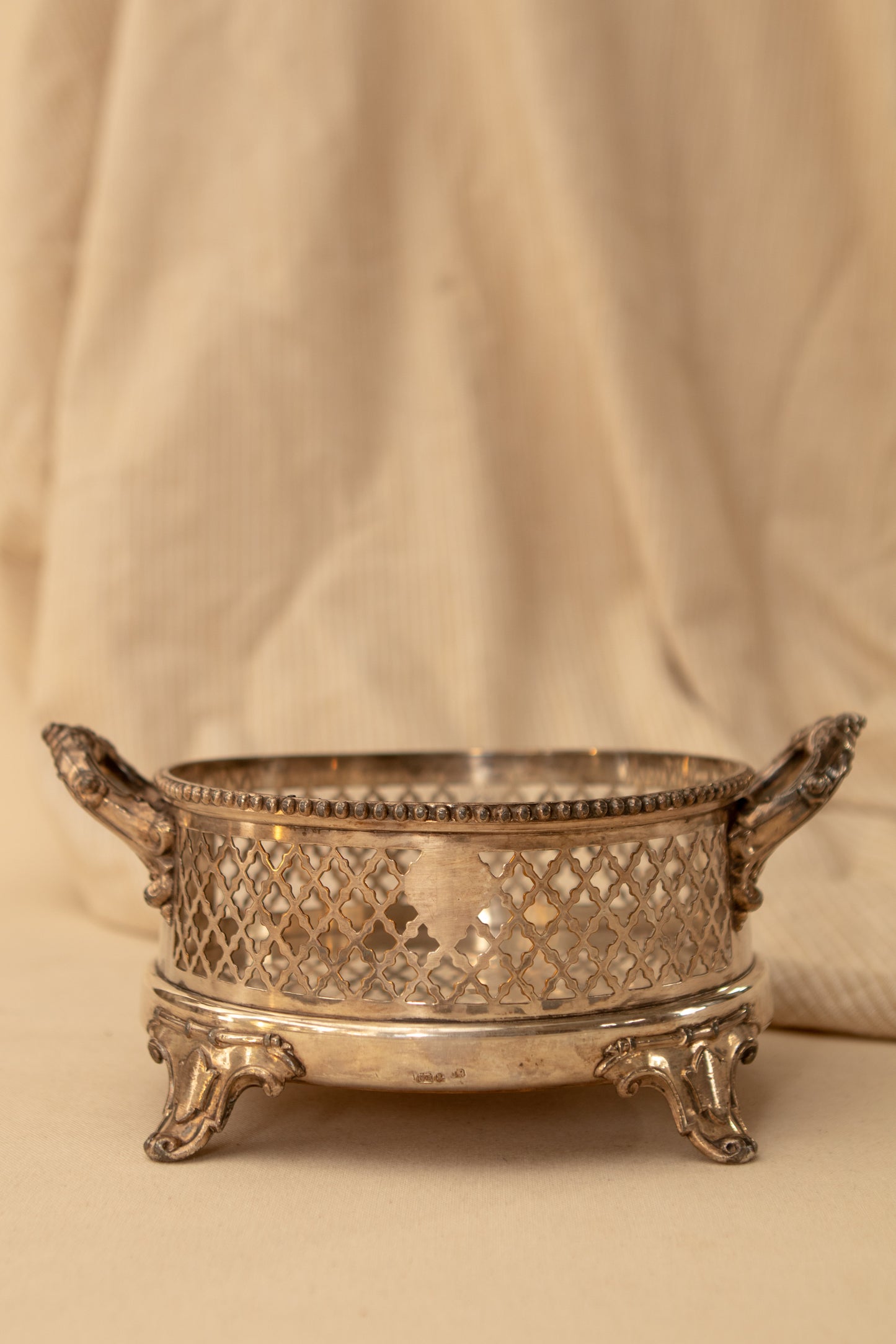Silver-Plated Gallery Bowl