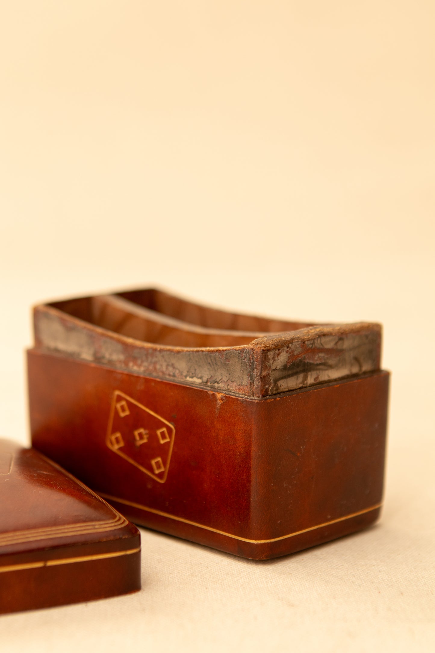 Italian Leather Double Card Holder