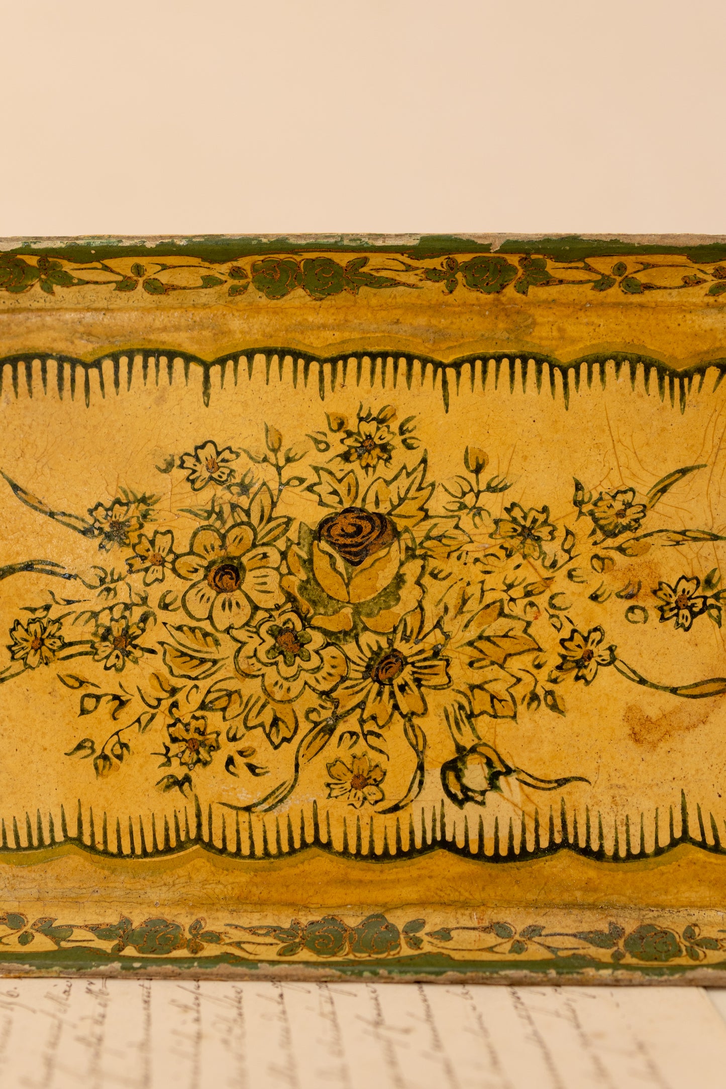 Hand Painted Japanese Tray
