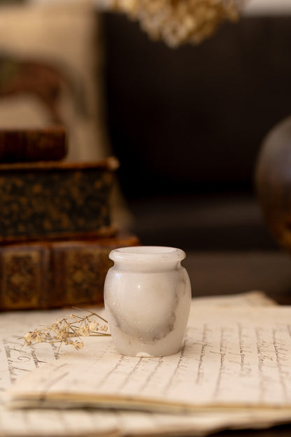 Mini Alabaster Bud Vase
