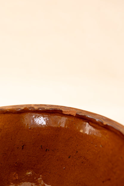 Large Red Clay Bowl