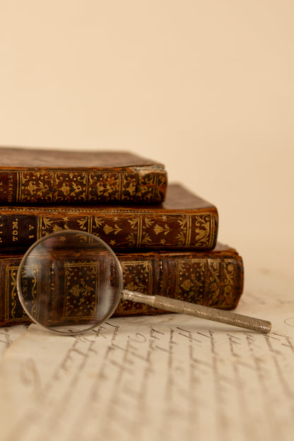 Silver Plated Magnifying Glass