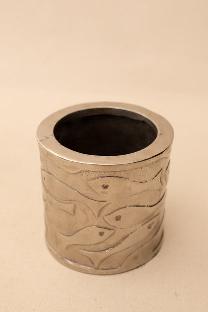 Silver Fish Canister