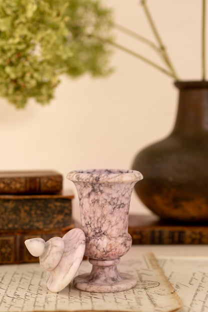 Pink & Purple Alabaster Lidded Jar