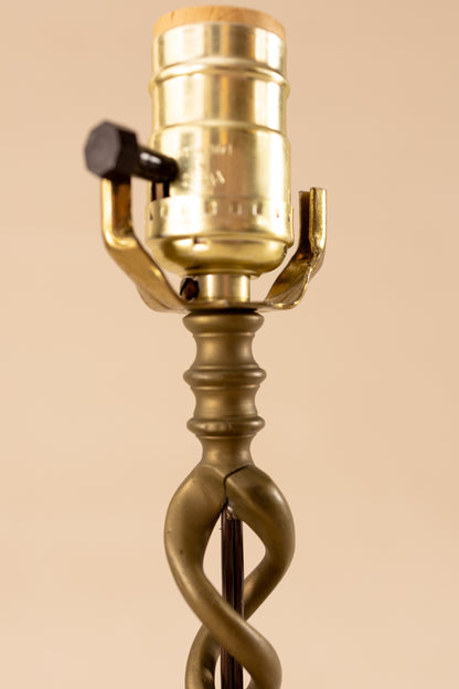 Brass Barley Twist Lamp