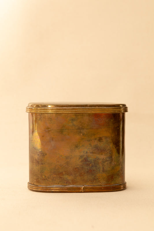 Brass Oval Canister