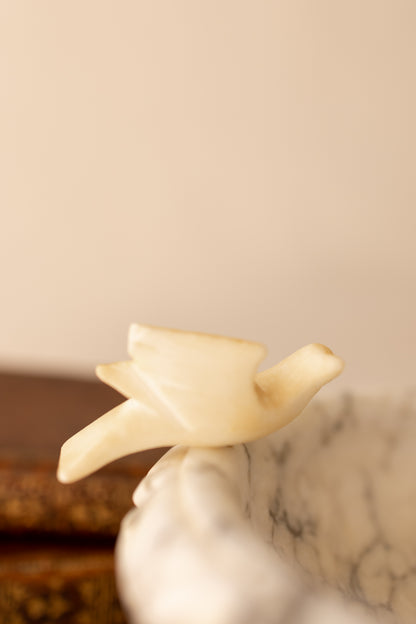Alabaster Bird Bath