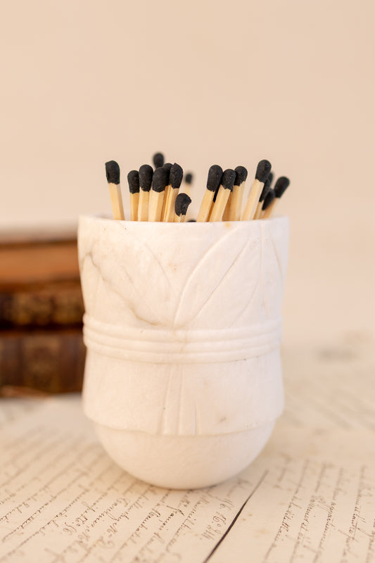 Alabaster Match Holder