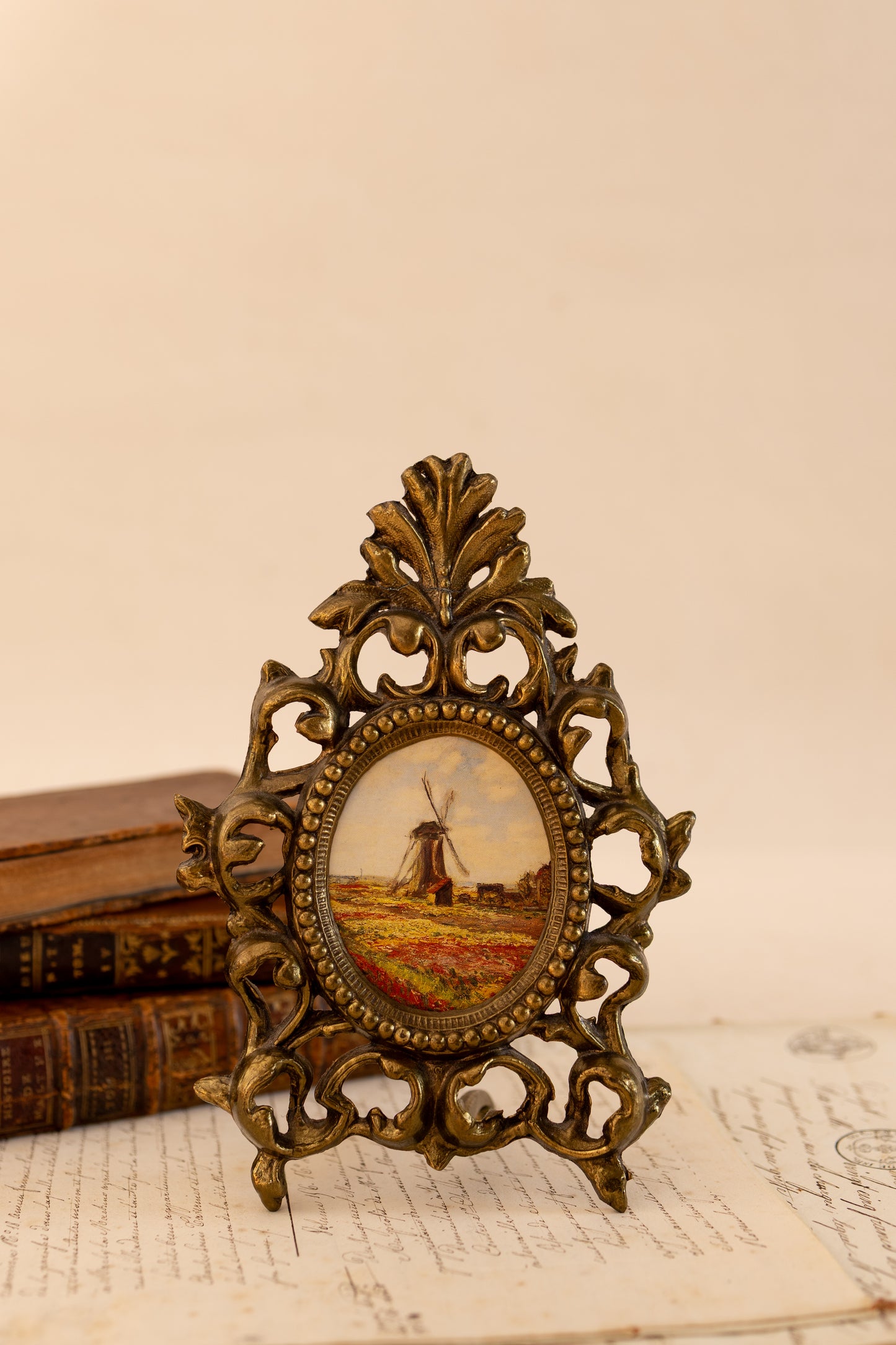 Cast Metal Picture Frame