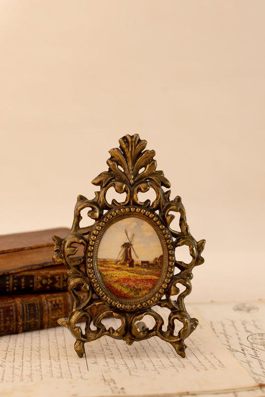 Cast Metal Picture Frame