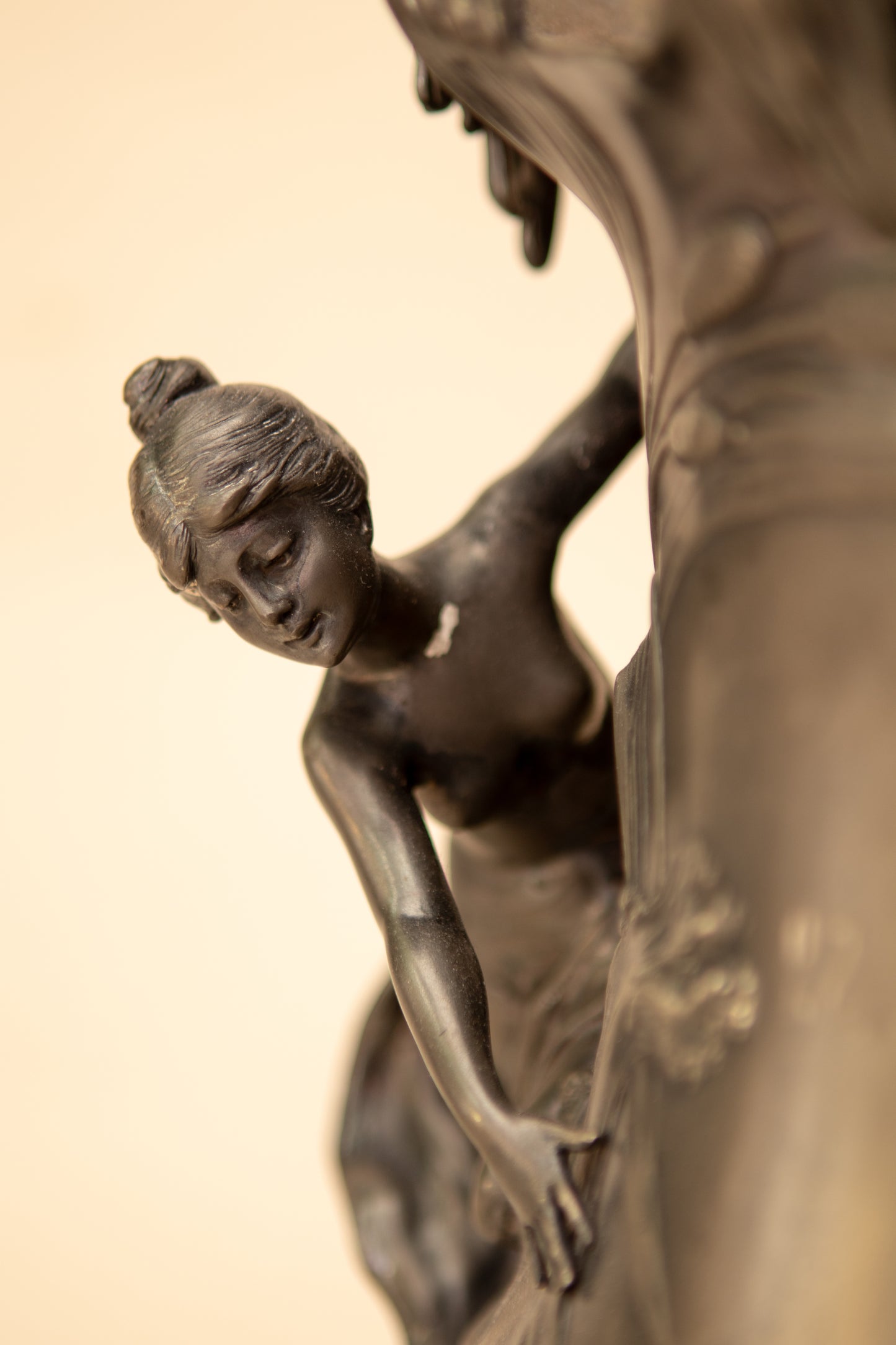 Art Nouveau Silver Plated Trophy