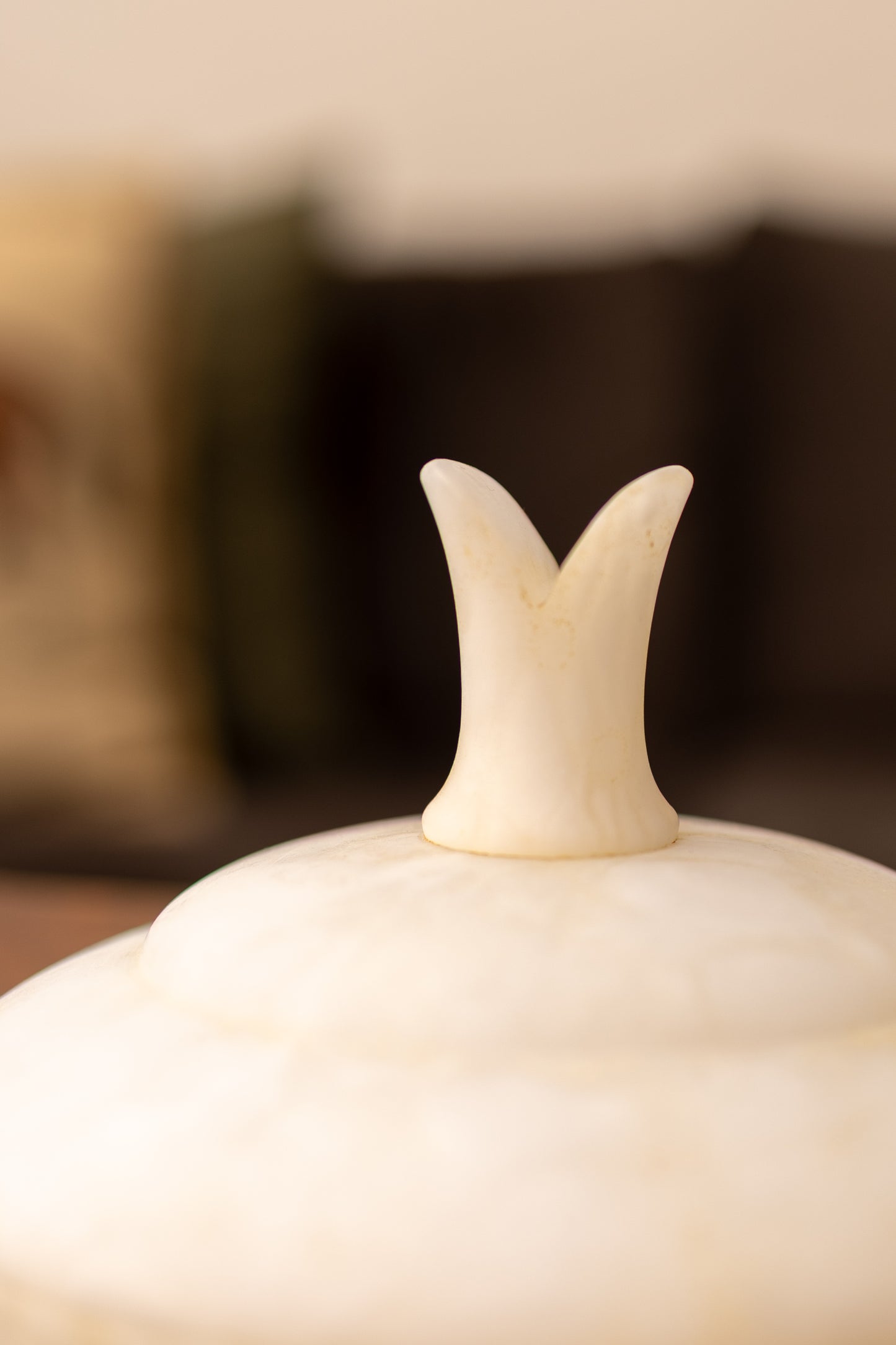 Lidded Alabaster Dish