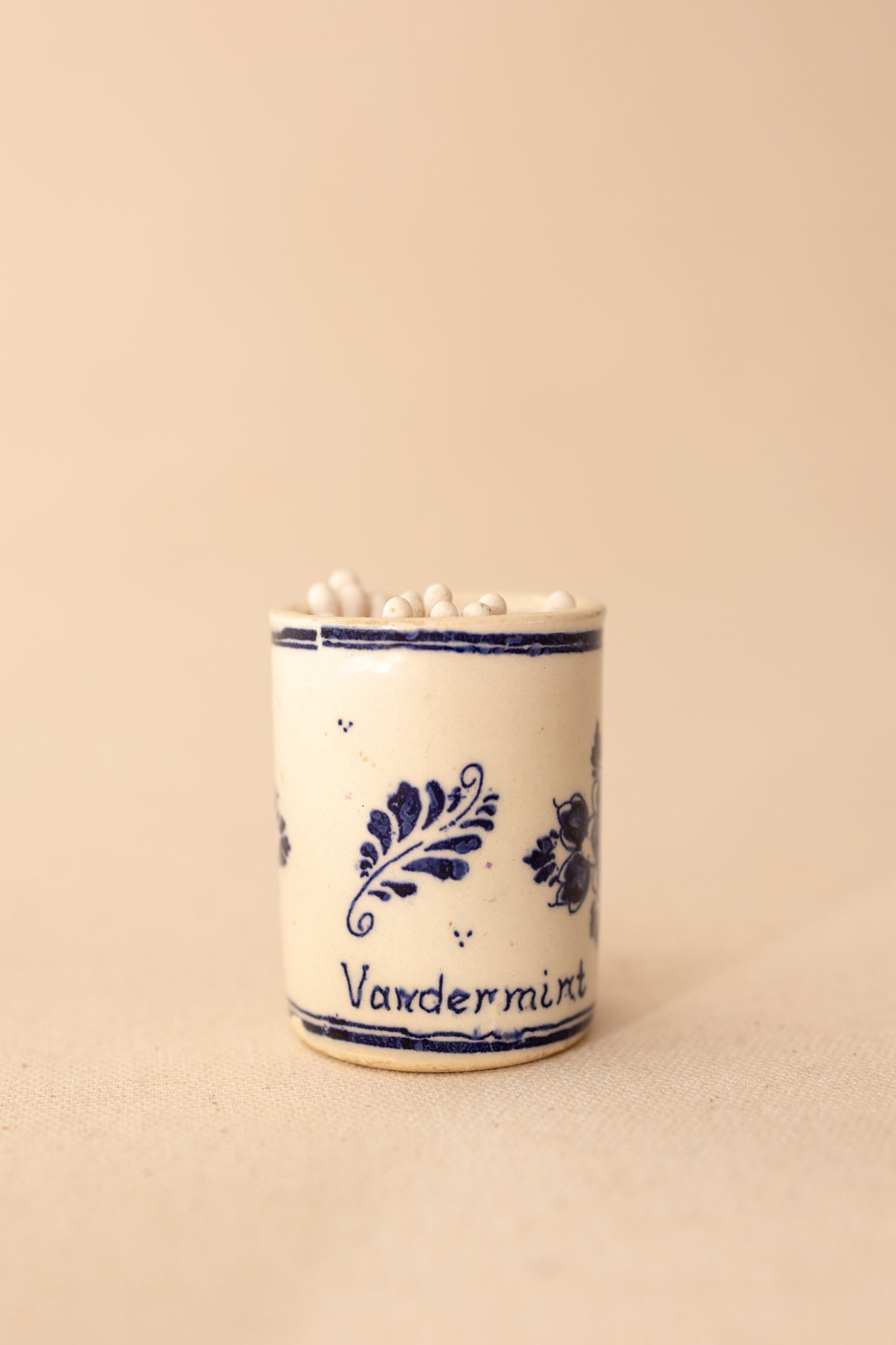 Delft Match Holder