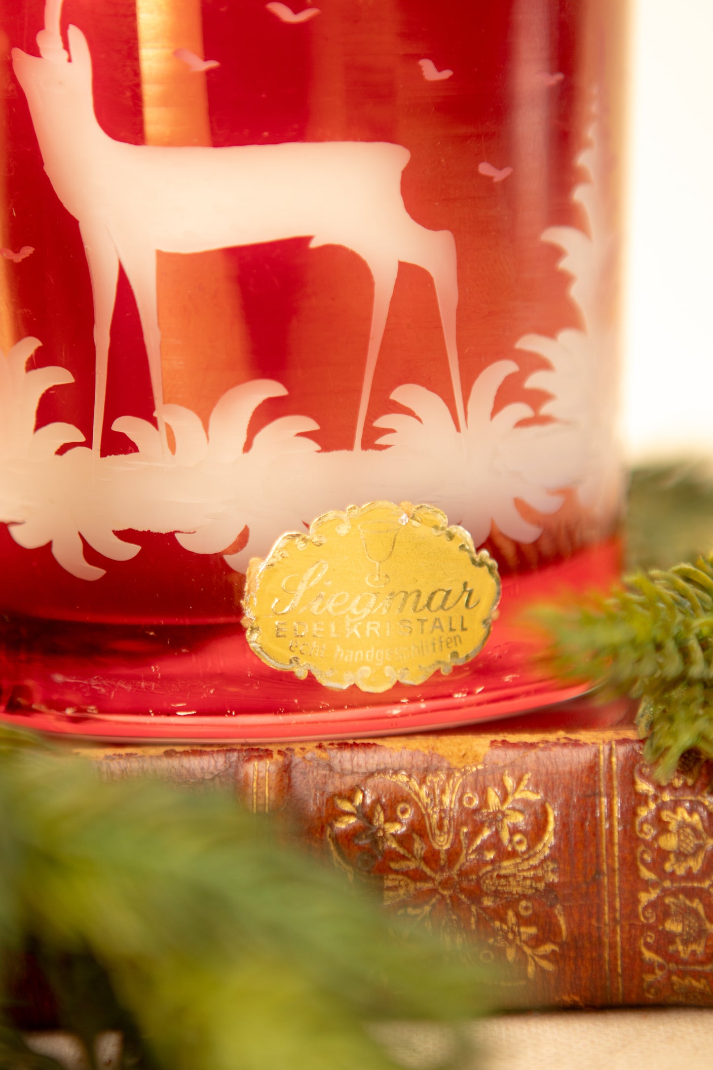 Bohemian Crystal Tumbler Candle