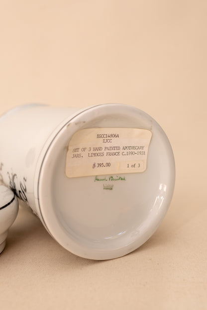 Large Limoges Apothecary Jar