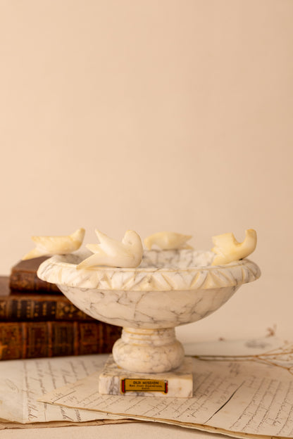 Alabaster Bird Bath
