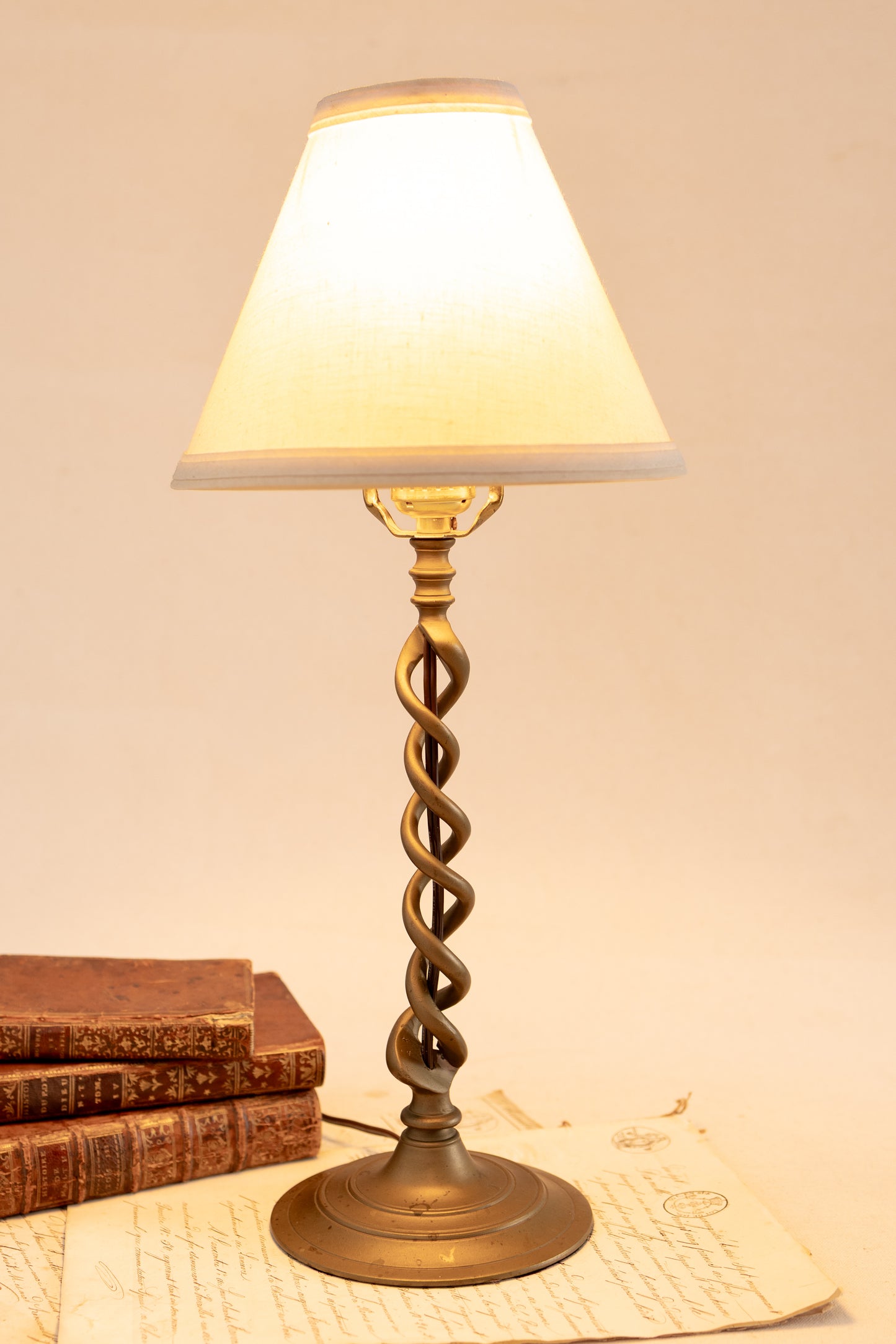 Brass Barley Twist Lamp