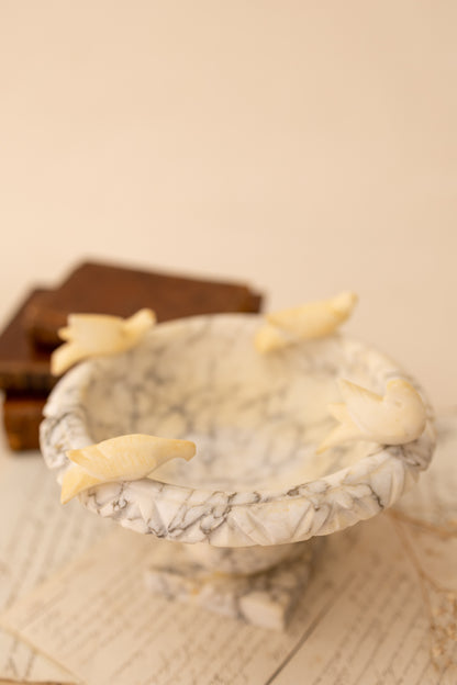 Alabaster Bird Bath