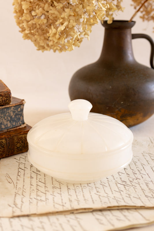 Italian Alabaster Lidded Dish