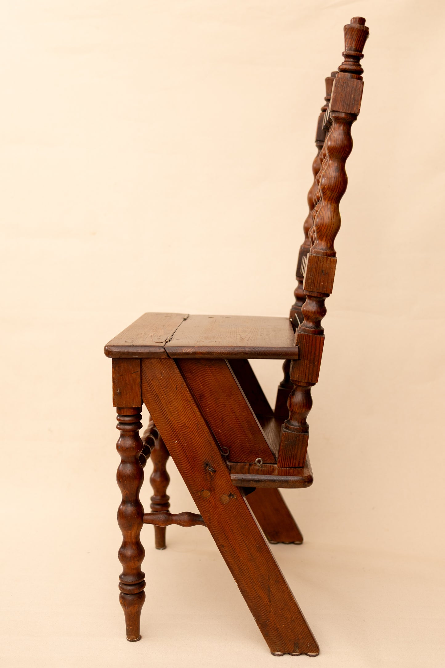 Antique Metamorphic Library Chair