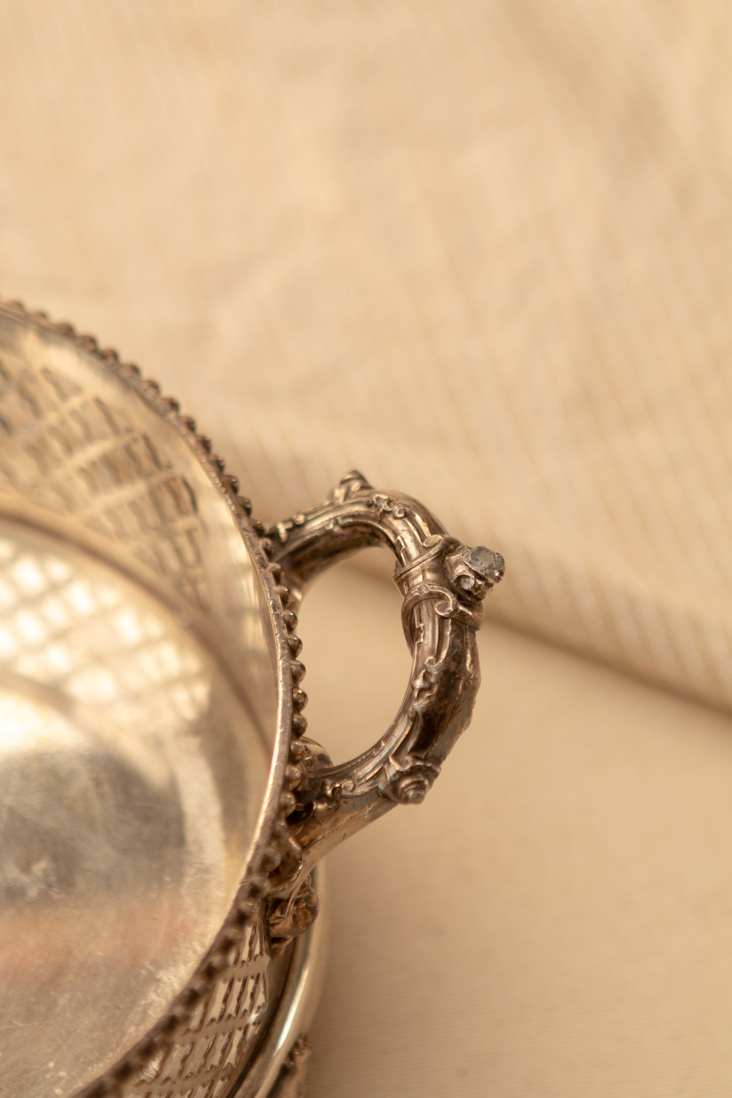 Silver-Plated Gallery Bowl