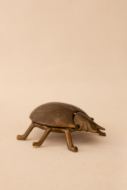 Brass Ladybug Match Holder