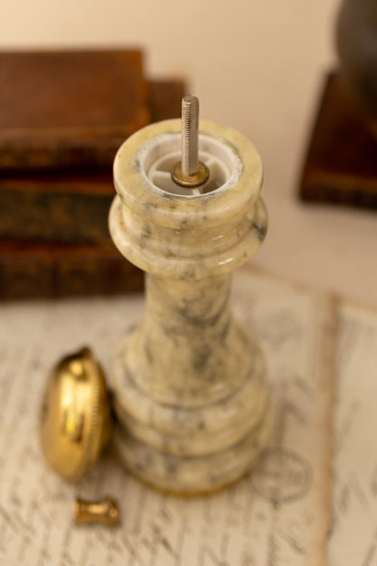 Italian Alabaster Pepper Mill