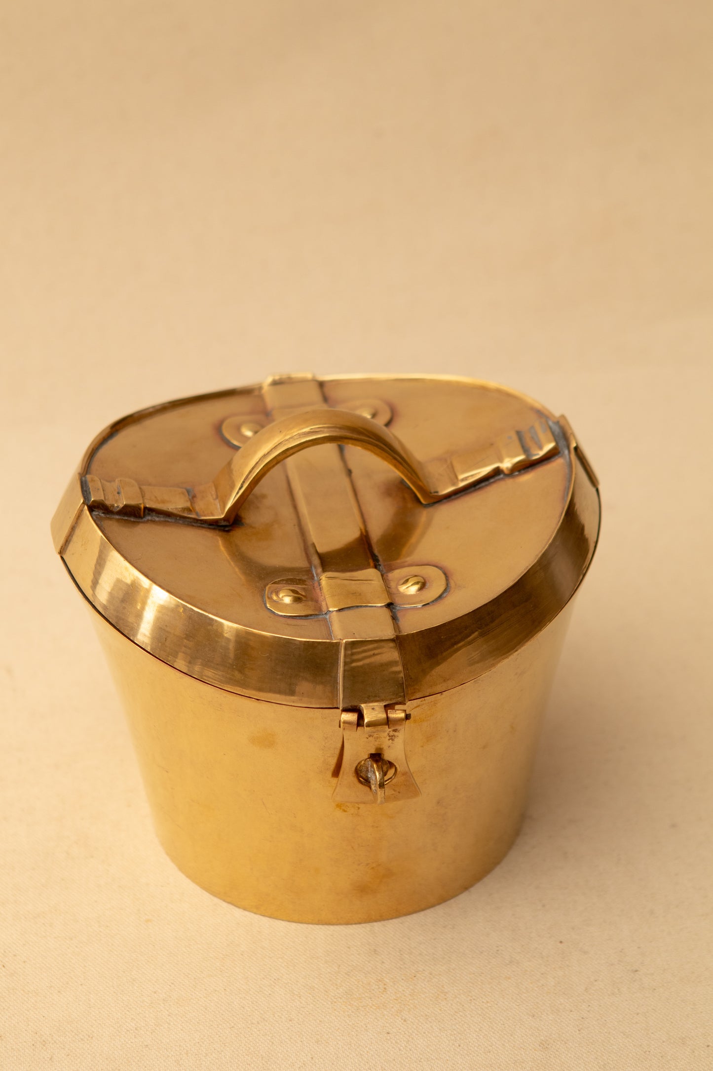 Brass Hat Box