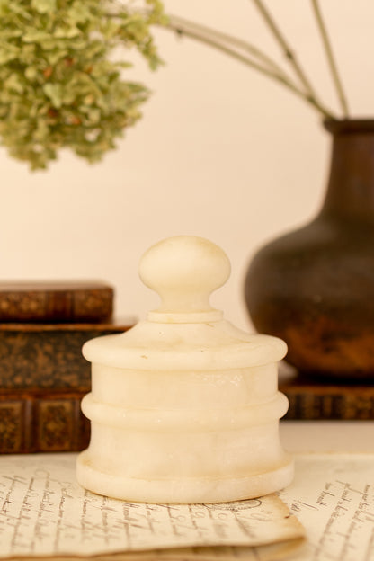 Alabaster Lidded Jar
