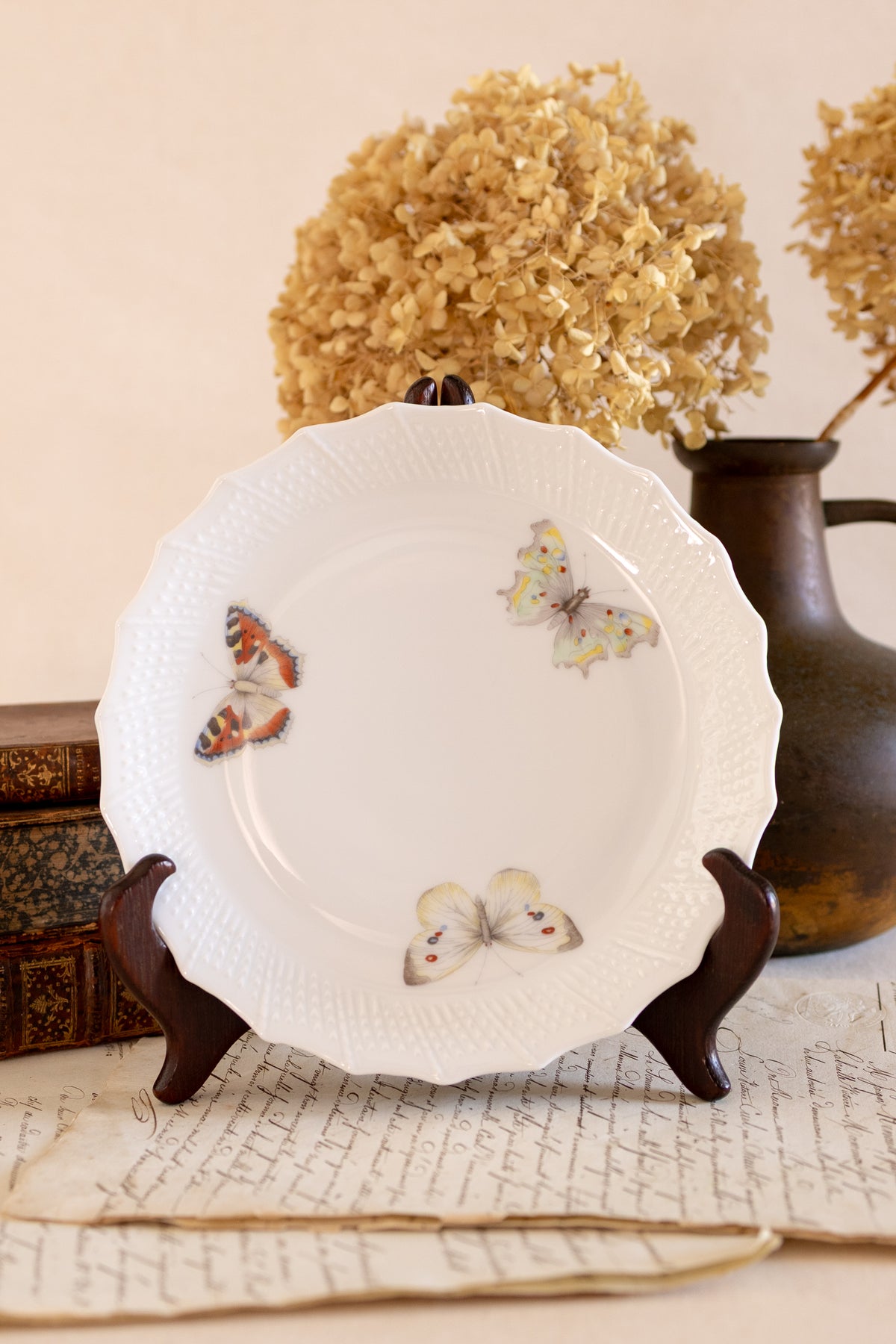Limoges Butterfly Plate