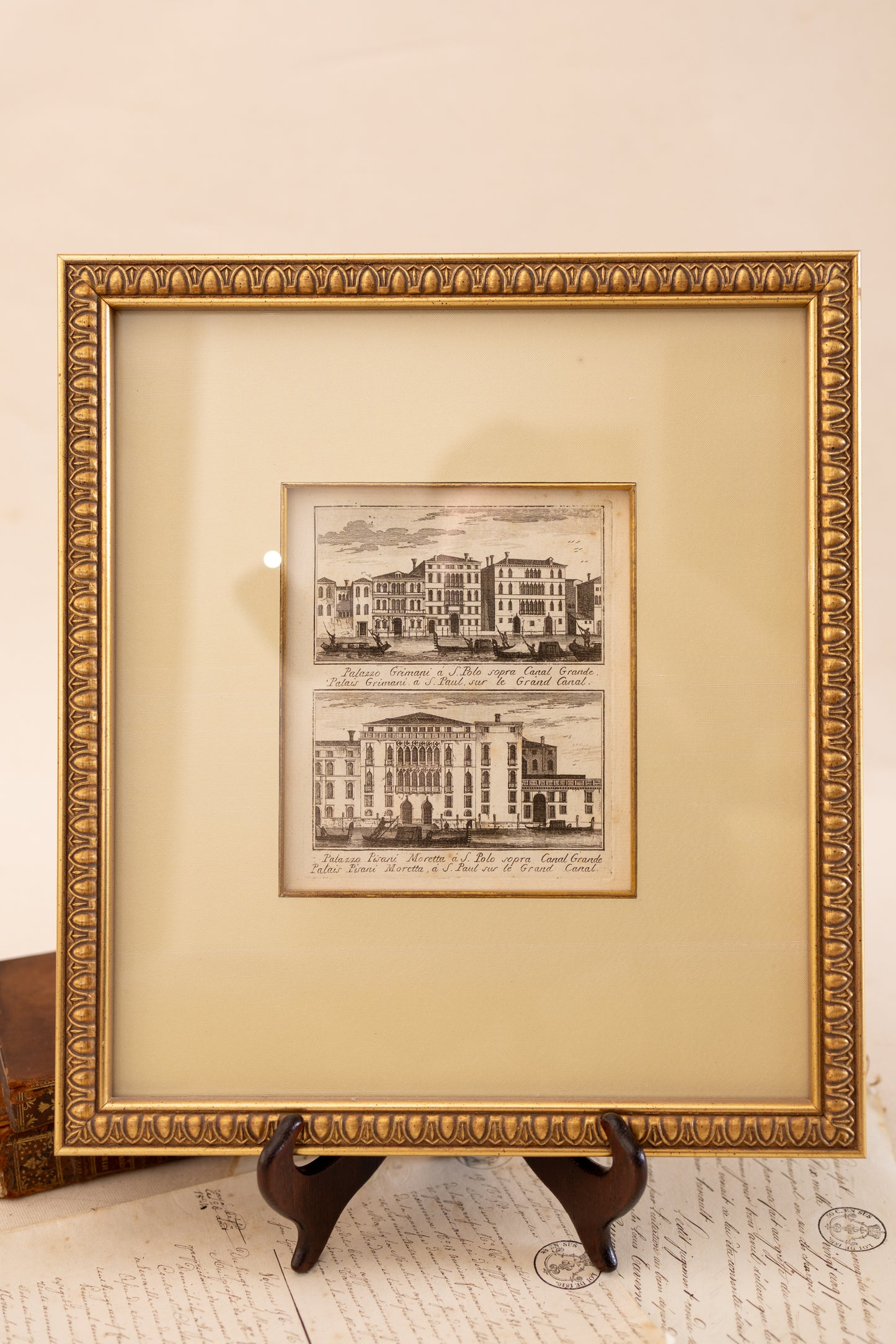 Set of Six Framed Venetian Architectural Engravings