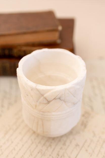 Alabaster Match Holder