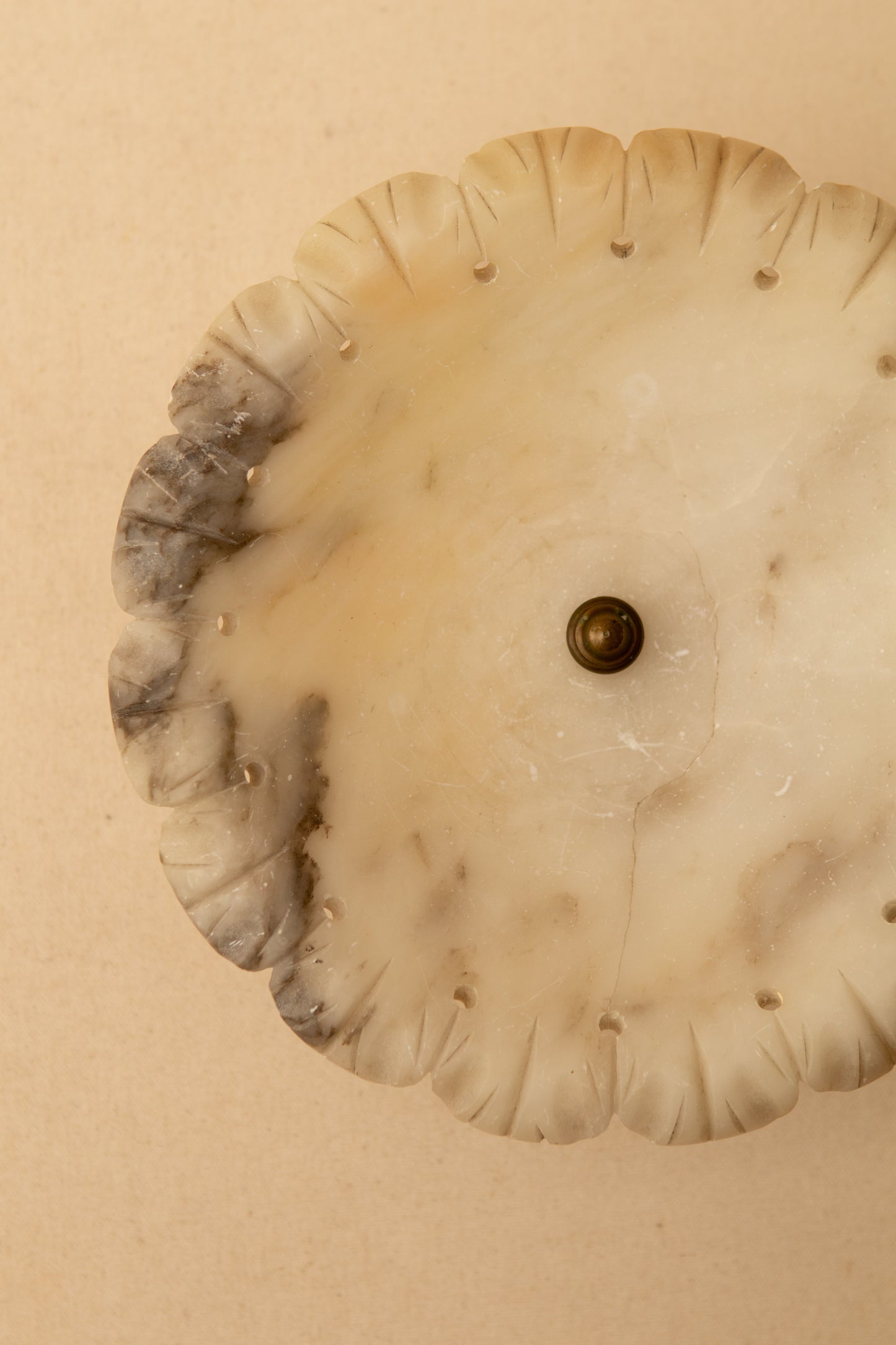 Scalloped Alabaster Compote