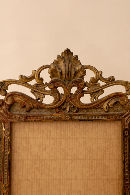 Ornate Cast Brass Picture Frame