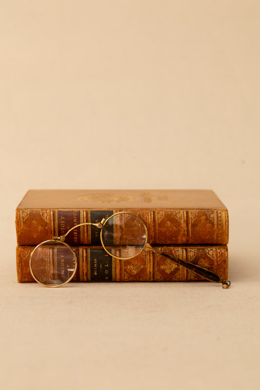 Antique Lorgnettes with Faux Tortoiseshell Handle