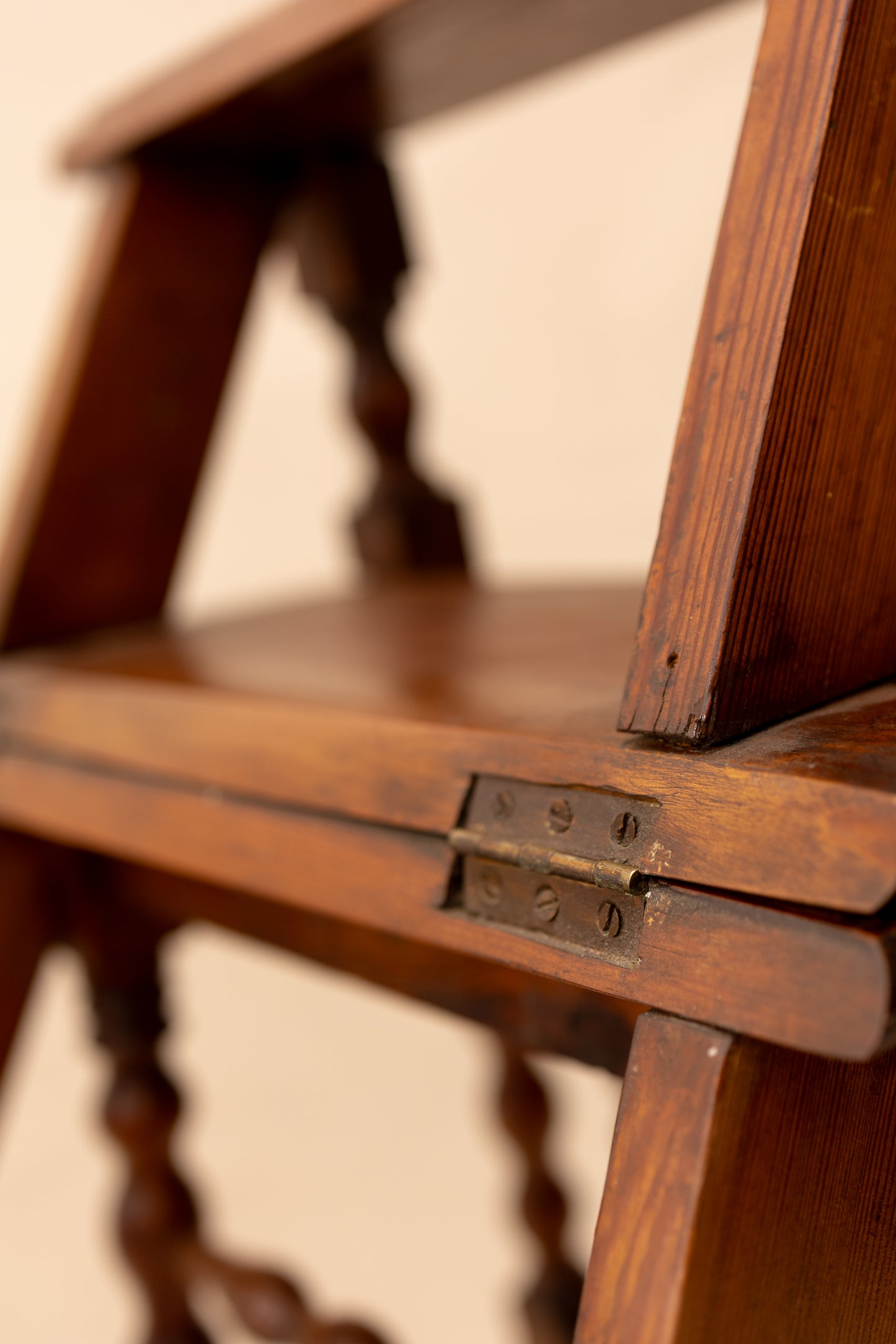 Antique Metamorphic Library Chair