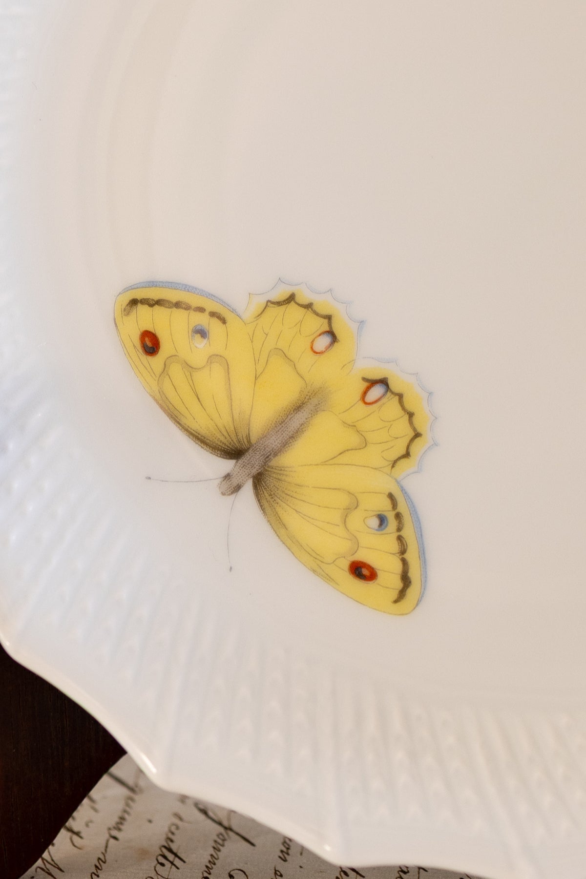 Limoges Butterfly Plate